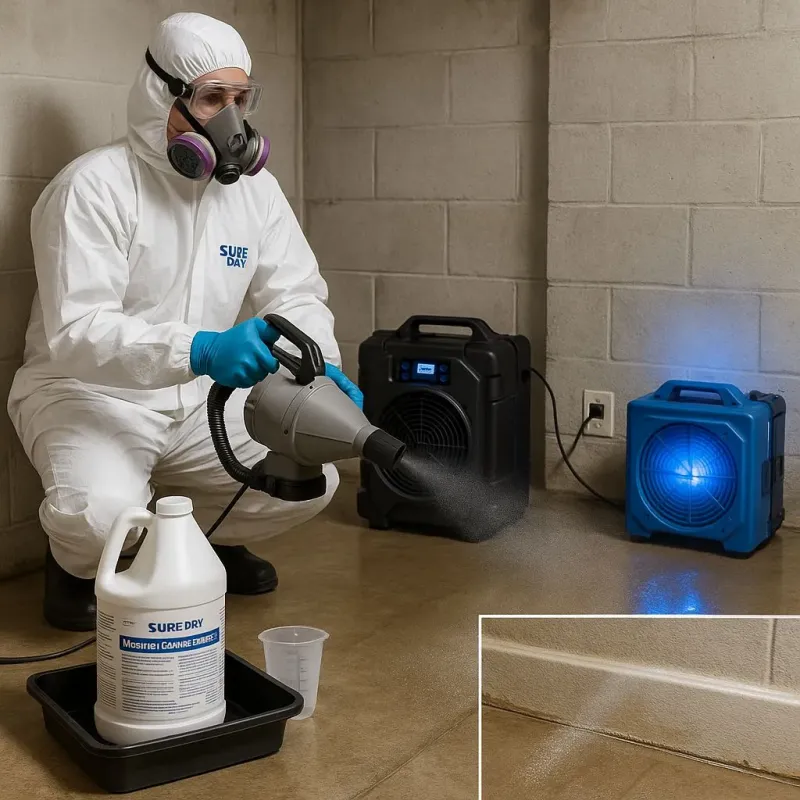 Sanitization and Odor Removal process in Enon, VA